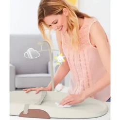 Skip Hop Nursery Style Wipe-Clean Changing Pad, Oat Best