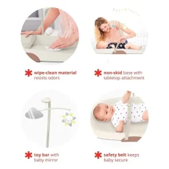 Skip Hop Nursery Style Wipe-Clean Changing Pad, Oat Best