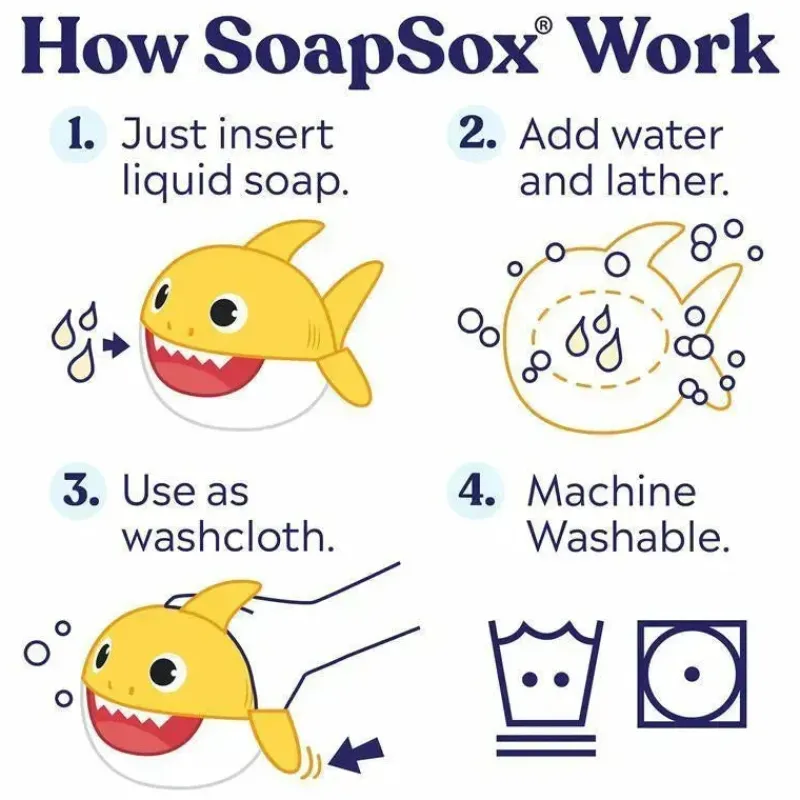 soapsox_baby_shark__brinq_SKU67mqs5TB_1.webp Soapsox Baby Shark - Brinquedo de banho - Esfoliante de banho Online