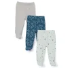 SpaSilk - Calça com 3 pés, Navy Ocean New