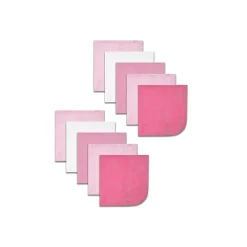 SpaSilk - Pacote com 10 Toalhinhas Rosa Best