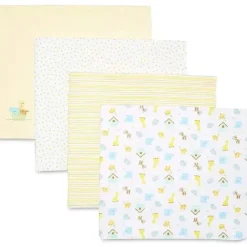 SpaSilk - Pacote de 4 Cobertores Recebendo Cabide Amarelo Arca Outlet