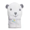 SpaSilk - Urso Toalha Animal com Capuz, Branco Clearance
