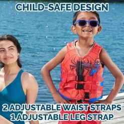 Spin Master - Colete salva-vidas SwimWays Marvel Swim Trainer, para crianças de 33 a 55 libras, Spidey Outlet