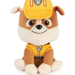 Spin Master - GUND Oficial PAW Patrol Rubble em brinquedo de pelúcia uniforme de construção exclusivo, bicho de pelúcia para idades 1+, 6 Clearance
