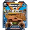Spin Master - Monster Jam, Mystery Mudders, Monster Truck oficial fundido, Wash to Reveal, escala 1:64, estilos variam Hot