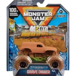 Spin Master - Monster Jam, Mystery Mudders, Monster Truck oficial fundido, Wash to Reveal, escala 1:64, estilos variam Hot