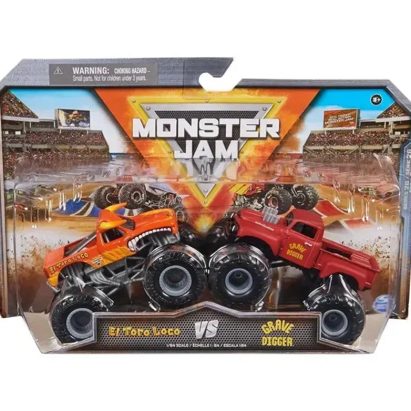 spin_master__monster_jam__SKUR3P7Ys6a_0.webp Spin Master - Monster Jam, oficial El Toro Loco vs. Caminhões monstro fundidos sob pressão Grave Digger, maiores de 3 anos Sale