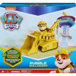 Spin Master - Patrulha Canina, Bulldozer do Rubble Hot