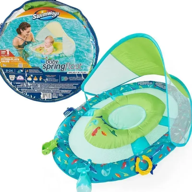 spin_master__swimways_bab_SKU2n53DbiG_0.webp Spin Master - SwimWays Baby Spring Float Splash N Play, proteção UPF, crianças de 9 a 24 meses Discount