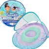 Spin Master - Swimways Baby Spring Pool Float, proteção UPF, crianças de 9 a 24 meses, sereia Fashion