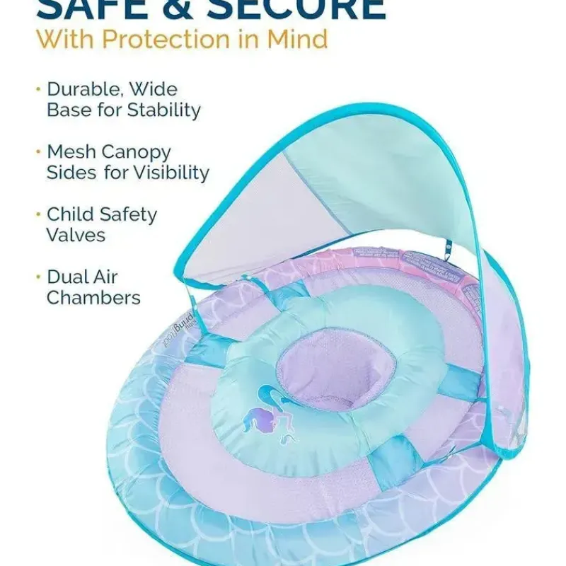 spin_master__swimways_sun_SKUDG1G6x1w_2.webp Spin Master - Swimways Sun Canopy Inflável Bebê Flutuador de Primavera para Crianças de 9 a 24 Meses, Sereia Hot
