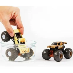 Spin Master Monster Jam, Monster Trucks Die-Cast que mudam de cor 2-Pack, 1:64 Scale Bulldozer vs Team Meents (estilos podem variar) Best