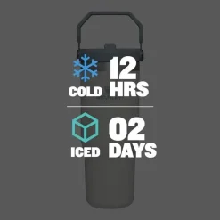 Stanley - copo de aço inoxidável IceFlow de 30 onças com palha, neblina New