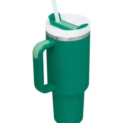 Stanley - Copo isolado a vácuo de aço inoxidável Quencher H2.0 FlowState de 40 onças, Alpino Outlet