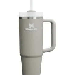 Stanley - Copo isolado a vácuo de aço inoxidável Quencher H2.0 FlowState de 30 onças, cinza Fashion