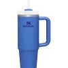Stanley - Copo isolado a vácuo de aço inoxidável Quencher H2.0 FlowState de 30 onças, Iris Clearance