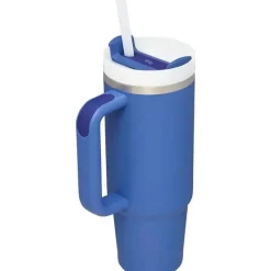 Stanley - Copo isolado a vácuo de aço inoxidável Quencher H2.0 FlowState de 30 onças, Iris Clearance