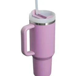 Stanley - Copo isolado a vácuo de aço inoxidável Quencher H2.0 FlowState de 40 onças, lilás Fashion