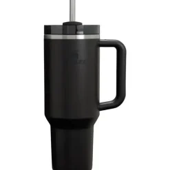 Stanley - Copo isolado a vácuo de aço inoxidável Quencher H2.0 FlowState de 40 onças, preto Outlet
