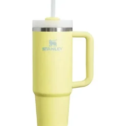 Stanley - Quencher H2.0 FlowState Copo térmico de aço inoxidável com isolamento a vácuo, 30 oz, Pomelo Fashion