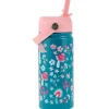 Stephen Joseph - Insulated Stainless Steel Bottle With Handle Mushroom Fashion