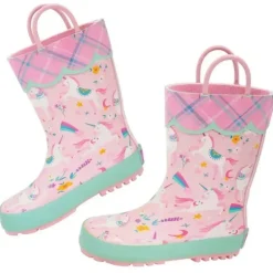 Stephen Joseph - Rainboots à prova d'água para crianças, unicórnio rosa Online