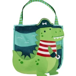 Stephen Joseph - Totes de praia e conjunto de brinquedos de areia, Dino Pirate New