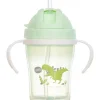 Stephen Joseph Sippy Cups para crianças com palha, Dino Hot