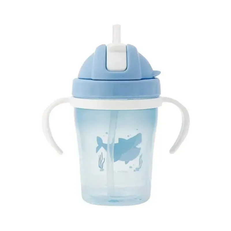 stephen_joseph_sippy_cups_SKU6MfWwORh_1.webp Stephen Joseph Sippy Cups para crianças com palha, tubarão Fashion