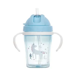 Stephen Joseph Sippy Cups para crianças com palha, unicórnio Hot