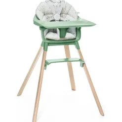 Stokke - Almofada Clikk para cadeira alta Clikk Baby, granulado cinza Fashion
