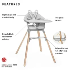 Stokke - Cadeira alta Clikk cinza nuvem Online
