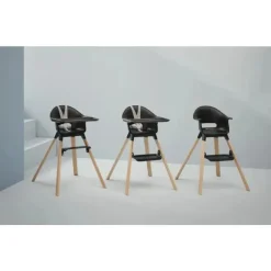 Stokke - Clikk Cadeira Alta, Preto Natural Outlet