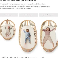 Stokke - Extensão de Cama Sleepi, Natural Best
