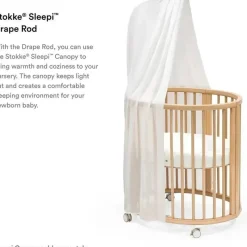 Stokke - Haste para cortinas Sleepi, natural Fashion
