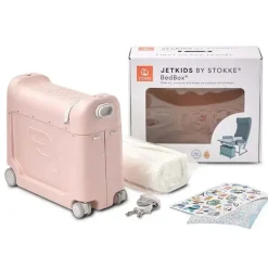 Stokke - Mala Jetkids Bedbox 2.0, Limonada Rosa Discount