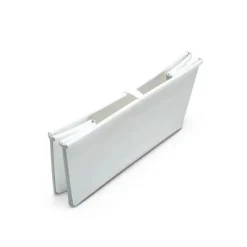 Stokke - Pacote de banho Flexi Banheira dobrável para bebê com suporte para recém-nascido, branco/cinza Hot
