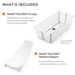 Stokke - Pacote Flexi Banheira Extra Grande, Branco Sale