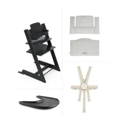 Stokke - Tripp Trapp® High Chair², Cushion And Tray, Glacier Green New