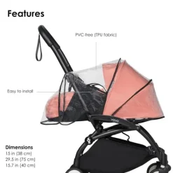 Stokke - Yoyo 0+ Newborn Pack Rain Cover, Black Discount