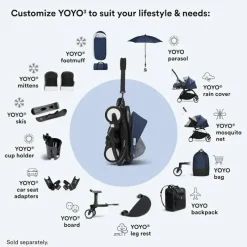 Stokke - Yoyo 0+ Newborn Pack, Air France Blue Discount