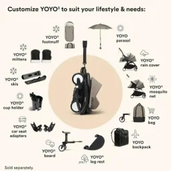 Stokke - Yoyo 0+ Newborn Pack, Taupe Online