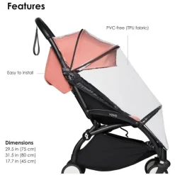 Stokke - Yoyo 6+ Rain Cover, Black New