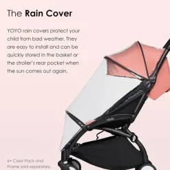 Stokke - Yoyo 6+ Rain Cover, Black New