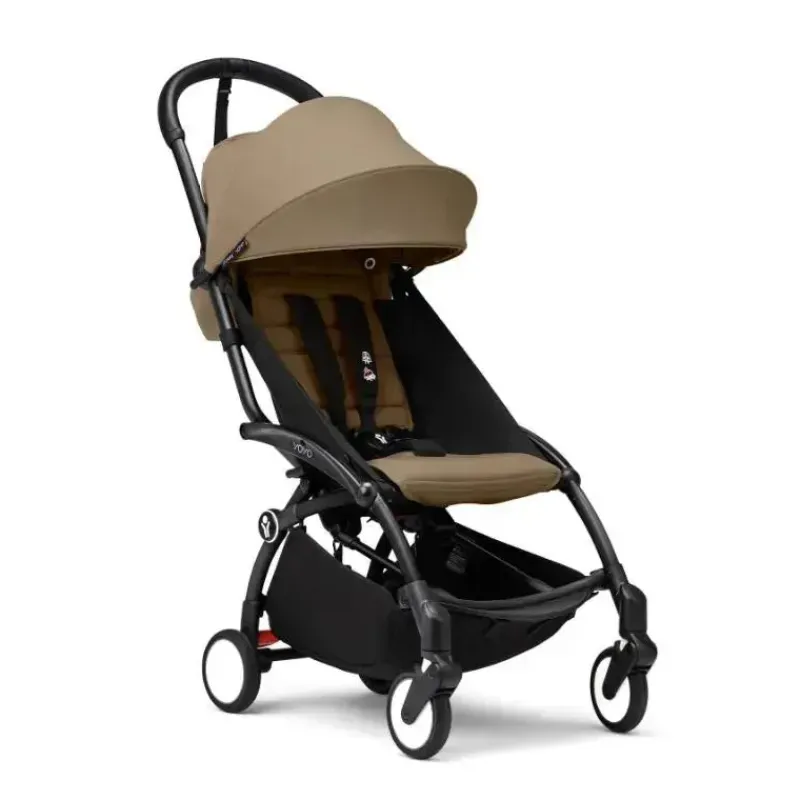 stokke__yoyo_carrinho_de__SKU614fsZ2q_0.webp Stokke - Yoyo³ Carrinho de Bebê Preto Pacote 6+, Toffee New
