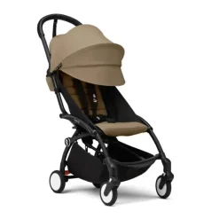 Stokke - Yoyo³ Carrinho de Bebê Preto Pacote 6+, Toffee New