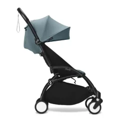 Stokke - Yoyo³ Carrinho de bebê com estrutura preta Pacote 6+, Aqua Hot