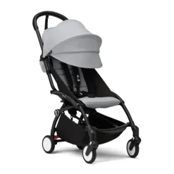 Stokke - Yoyo³ Carrinho de Bebê Preto Pacote 6+, Stone New