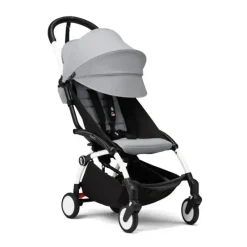 Stokke - Yoyo³ Carrinho de Bebê Pacote Branco 6+, Stone Outlet